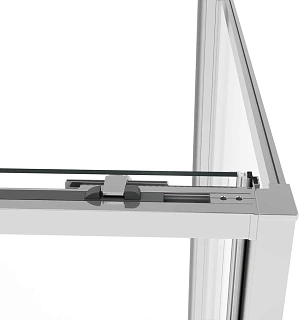 Ограждение душевое VINCEA Slim Soft 1200*800, хром, стекло прозрачное VSR-1SS8012CL (VDS-1SS120CL+VSG-1SS800CL)