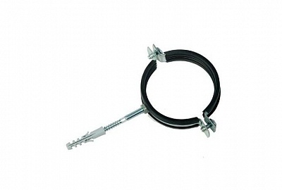 Хомут сантехнический  2 1/2" (75-80) М10 комп. дюбель+шпилька (50)