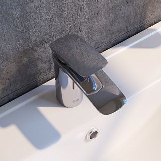 Смеситель для умывальника, Stone, IDDIS, STOSB00i01