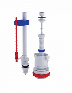 Арматура д/унитаза 1/2" Ани с нижней подводкой с пласт. штуцером, ШТОК  WC4550 (20)