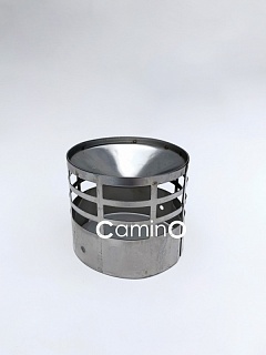 Наконечник газоотвода горизонтальный нерж. ф80 TR.8088 