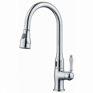 Смес д/кухни Kaiser Vincent-Sensor боковой, сенсорный с выдвижной лейкой ф35 (31366)