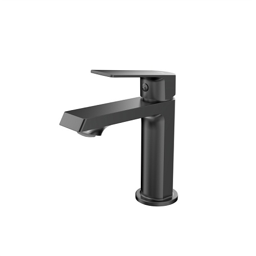 Смеситель д/умывальника "AMA " (AMA-1011BL) черный TOKITO