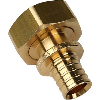 Переходник с накидной гайкой 16х3/4" (евроконус)  (SFA-0034-001634) STOUT