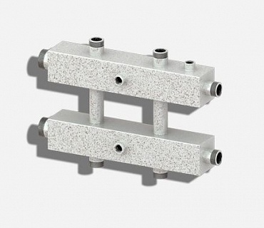 Гидравлический разделитель Север-КМ3 (1 1/4"НР, 3 х 1"НР, 70кВт)