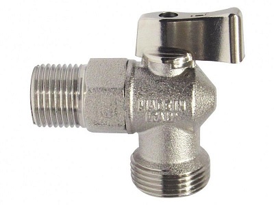 392  Кран шар. угловой 1/2"х3/4" НН (10/160) Itap