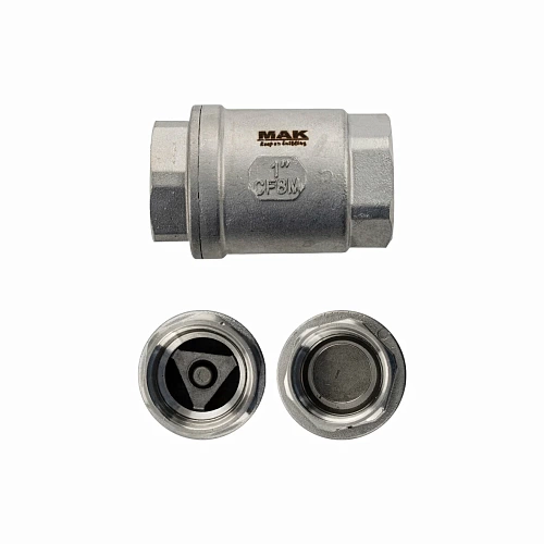 Клапан обратный 1"  из нержавеющей стали MAK (2511)