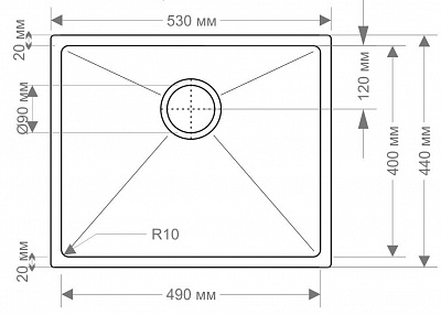 Кухонная мойка Seaman Eco Marino SME-530