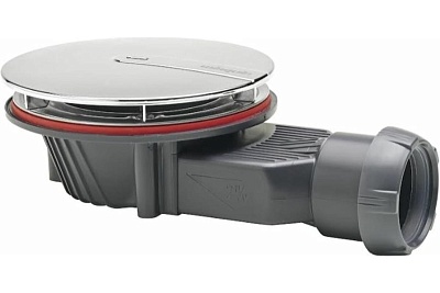 Сифон д/душевого поддона  SLIM с мембраной D90 высота 40мм  (30723365)