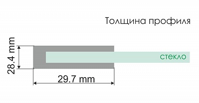 Дверь для душа WasserKraft Berkel 0,8х2,0 распашная стекло 6мм WasserSchutz  48P27