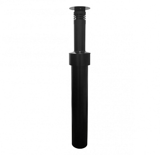 Дымоход верт. коакс. 80/125mm с оголовком УТДК 01.03.700.100