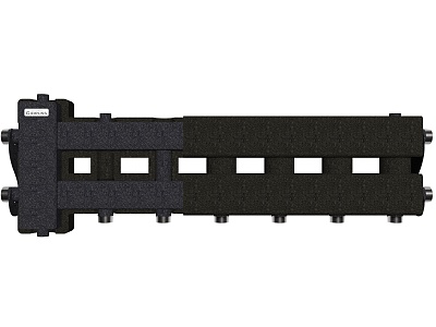 Балансир. коллектор BM-60-4D.EPP (до 60 кВт, вх. G 1?, 3+1 контура G 1?,UMS, EPP-термоизоляция) (BM 6003T 20)
