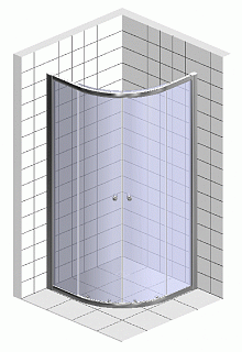 Ограждение душевое RIVER DON 90/44 MT без поддона
