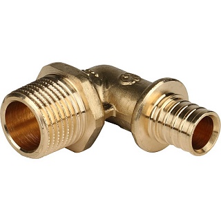 Угольник с нар. резьбой 16х1/2" (10/100) (SFA-0005-001612)  STOUT