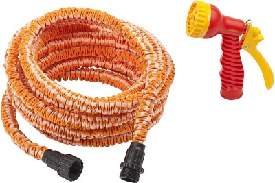 Набор поливоч: шланг удлин-ся 22м, распыл. пист-ый .,адаптер  GRINDA PS-22 428496-22