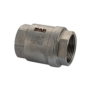 Клапан обратный 1 1/4"  из нержавеющей стали MAK (251114)