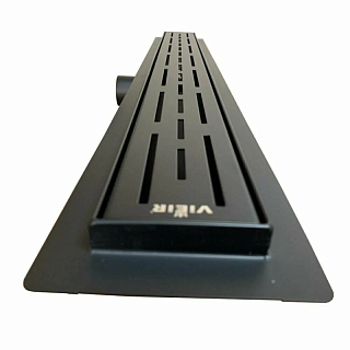 Душевой трап с сухим затвором, горизонтальный черный - 600 мм (4шт)  DL60-C