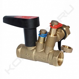 Клапан баланс. Ballorex Venturi FODRV с дренажем р/р Ду32 H Ру25, Kvs13,2 с измер. ниппелями