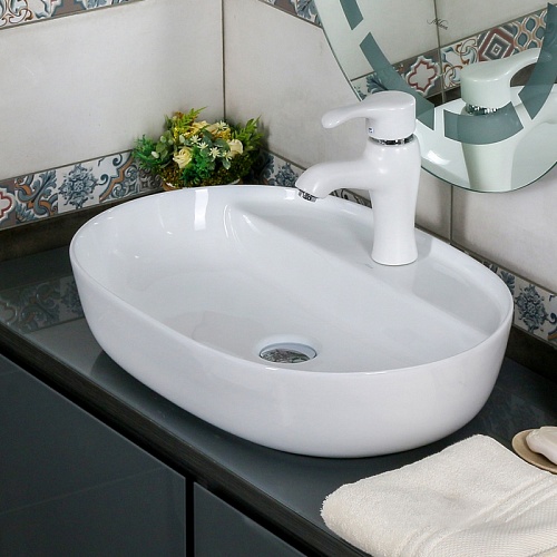 Умывальник фигурный 78325X MELANA