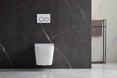 Унитаз подвесной AQUATEK ЛИБРА безободковый сид.slim с м/л  AQ0530N-00