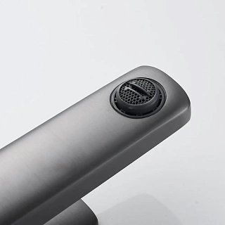 Смеситель д/раковины SHEVANIK оружейная сталь S9901T