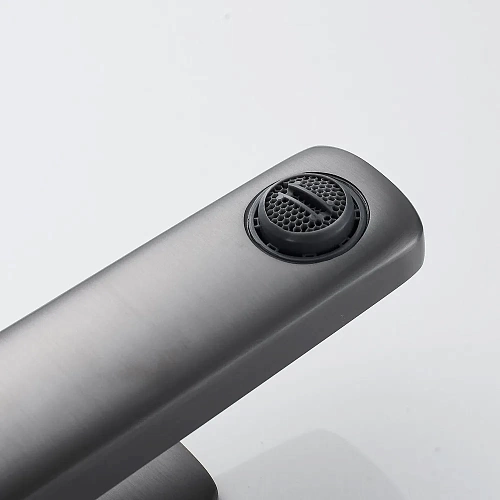 Смеситель д/раковины SHEVANIK оружейная сталь S9901T