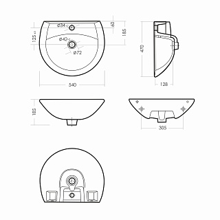 Умывальник "АТТИКА-55"  (Самара) 