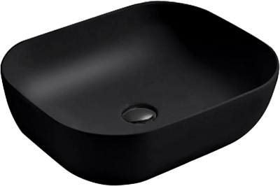 Умывальник Vincea VBS-101MB, накладная, цвет матовый черный