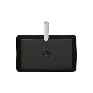 Умывальник WW ELBACH 2174 MB 600х405х110 матовый черный