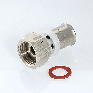 Муфта с нак. гайк. 20х1/2" пресс-фитинг K-FLEX