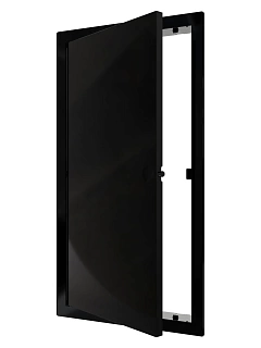 Сантехнические люки L1530N BLACK с магн. замком 150х300 (172х322) с фланцем (24)