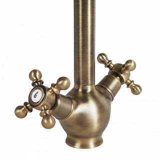 Смеситель для кухни, Sam, бронза, IDDIS, SAMBRJ0i05