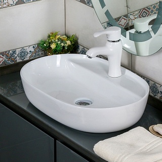 Умывальник фигурный 78325X MELANA