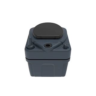 Туалет торфяной Rostok  ECO графит ВxШxД,мм:540x530x655   ВЫГОДА
