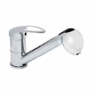 Смеситель д/кухни OLIO картридж d40 вытяжной излив  4001/V  ARGO 22798