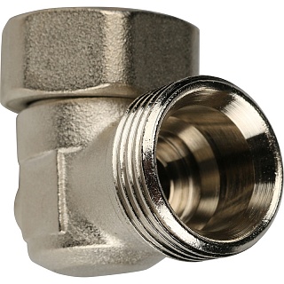 Узел нижнего подключения для радиатора раздельный, угловой 3/4" (SVH 0006 000020) STOUT