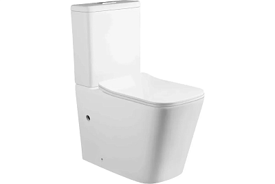 Унитаз-компакт Cerutti SPA "MAIELLA" безободковый сид.дюропл. м/лифт CT10314 АКЦИЯ!!