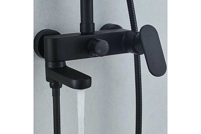 Душ. система SHEVANIK черная S8736H