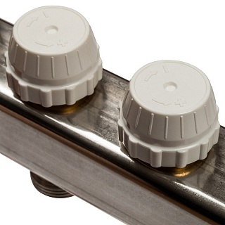 Коллектор 9-вых. нерж.ст. без расходомер. (SMS 0932 000009) STOUT