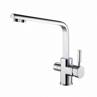 Смес д/кухни Kaiser Decor ф40 под фильтр серебро (40144-5)