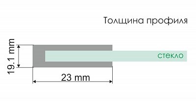 Ограждение душевое WasserKraft Elbe 1.0х1,0 стекло 6мм черный профиль  74P19 (61S10+74P12)