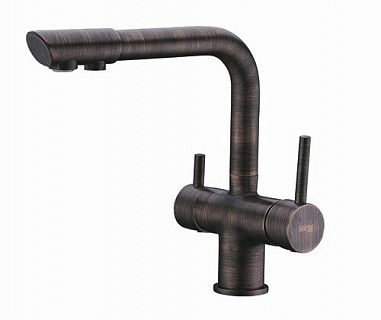 Смеситель д/кухни (А8047) под фильтр, 35мм тёмная бронза  WasserKraft АКЦИЯ