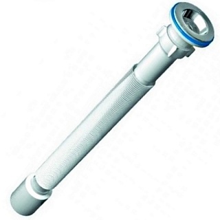 Сифон-гофра 1 1/2х40/50 д/мойки  удлинённый (нерж. выпуск) Ани пласт G116 (50)