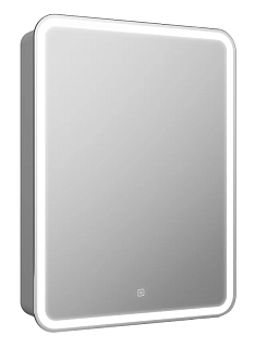 Зеркало-шкаф 55 "ELLIOTT-55" Левый с LED подсветкой и сенсорным выключателем Континент