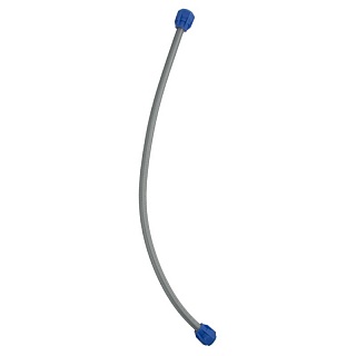 Подводка вода с ручной затяжкой гаек , без ключа , оплетка сатеновый пластик 1/2 " 0,6 (3521)