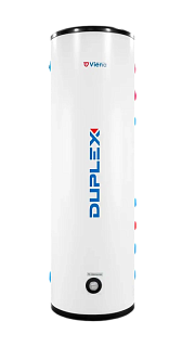 Бойлер Viena WTD 150 L (Правое подключение, напольный/настенный, нерж. сталь Duplex, змеевик 35квт)