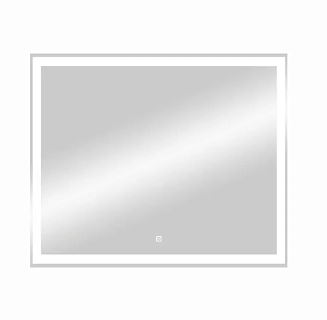 Зеркало 80 "Clamm Led" c LED подсветкой (сенсор на зеркале + подогрев) 800х700 (ЗЛП4792) Континент