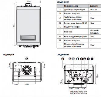 Котел газ. конденс. двухконт. NAVIEN NCB700-35K ВЫГОДА!!!