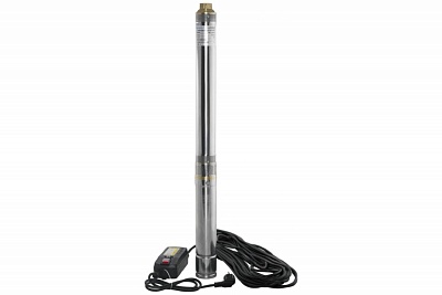 Насос скваж 3" ASP 1.5C-85-75, G1"вн.р., Qmax=50л/мин, Hmax=105м, 1х220В, P1=1.3кВт, каб.60м (3385)