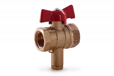 Кран шаровой для монтажа термодатчика Ду15 Н00002390, Н00078423 Пульсар